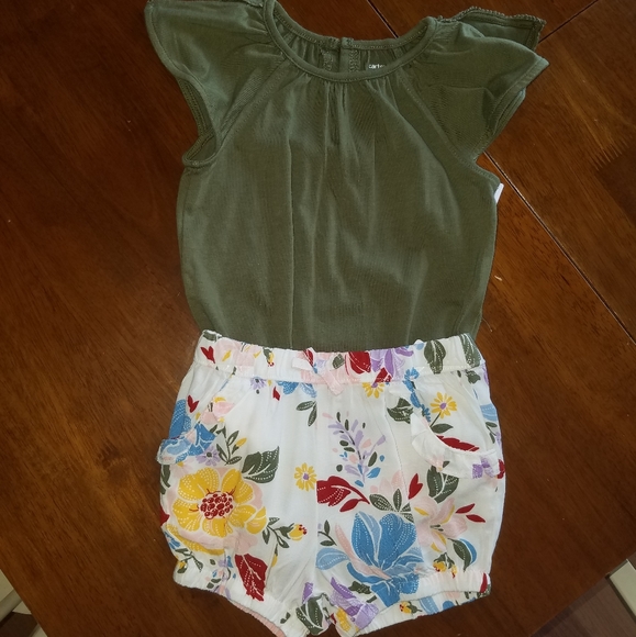 Carter's Other - Bodysuit and Bubble shorts